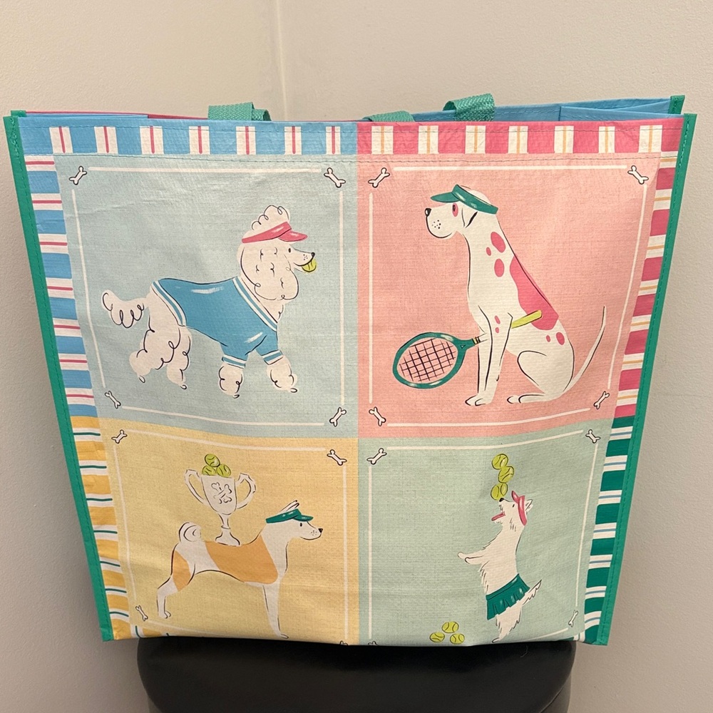 TJ Maxx Dog Tennis Reusable Tote. Never used.